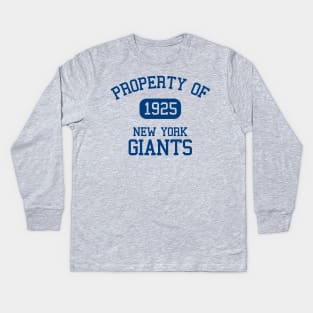 Property of New York Giants Kids Long Sleeve T-Shirt